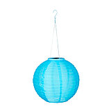 Eine Solar-Laterne von Luca Lighting in der Größe 28x28cm in der Farbe blau.