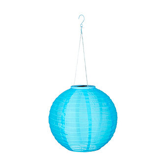 Artikelvorschau Solar Laterne rund - blau (1 Stück)