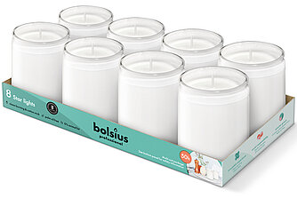 Bolsius Starlight 82/68 mm (8er Tray) - weiß Artikelvorschau Starlight 82/68 mm (8er Tray) - weiß