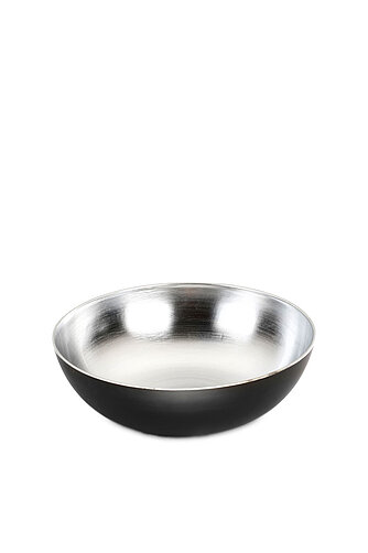Artikelvorschau Deko-Schale silber/schwarz - 30 cm (1 Stück)