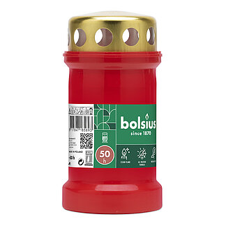 Bolsius Dauerbrenner mit Deckel Nr. 3 - Rot (24 Stück) Artikelvorschau Dauerbrenner mit Deckel Nr. 3 - Rot (24 Stück)