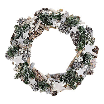 Artikelvorschau Weihnachtskranz "Pinetree"  380 mm Ø (1 Stück)