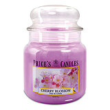 prices-candles-apothekerglas-142-95-cherry-blossom-411g-pmj010306 Eine Apothekerglas-Kerze von Prices Candles in der Größe 14,2x9,5cm mit dem Duft Cherry Blossom und einem Gewicht von 411g.