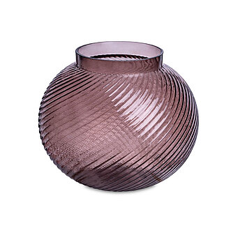 Artikelvorschau Teelichthalter Spiral 130/155 mm - braun (1 Stück)