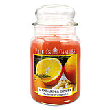 prices-candles-apothekerglas-195-100-mandarin-und-ginger-630g-pbj010342 Eine Apothekerglas-Kerze von Prices Candles in der Größe 19,5x10cm mit dem Duft Mandarin & Ginger und einem Gewicht von 630g.