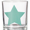Ein Teelichthalter Star von Sandra Rich in der Größe 6,5x5,5cm in der Farbe grün.