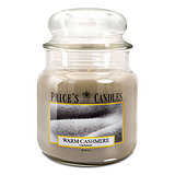 prices-candles-apothekerglas-142-95-warm-cashmere-411g-pmj010350 Eine Apothekerglas-Kerze von Prices Candles in der Größe 14,2x9,5cm mit dem Duft Warm Cashmere und einem Gewicht von 411g.