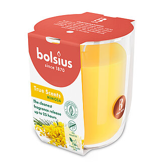 Bolsius Bolsius: True Scents Duftglas klein 80/73mm (1 Stück) - Mimose Artikelvorschau Bolsius: True Scents Duftglas klein 80/73mm (1 Stück) - Mimose