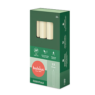 Artikelvorschau Haushaltskerzen 170/20 mm (8er Pack) - Weiche Perle