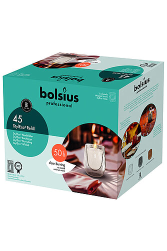 Bolsius Bolsius: Styleco Nachfüller (45er Box) Artikelvorschau Bolsius: Styleco Nachfüller (45er Box)