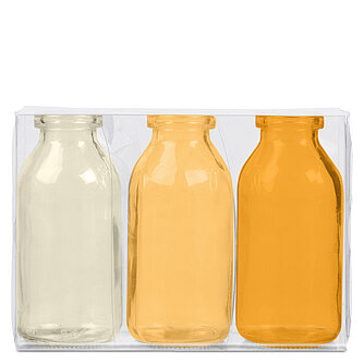 Artikelvorschau BOTTLE - 3 kleine Flaschen - gelb