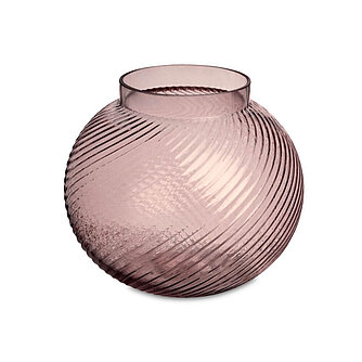 Artikelvorschau Teelichthalter Spiral 130/155 mm - rose (1 Stück)