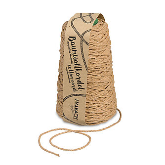 Artikelvorschau Baumwollkordel 2mm - cappuccino (250g/ca. 150m)