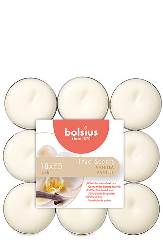 Artikelvorschau True Scents Duft-Teelichte - Vanille (18er Pack)