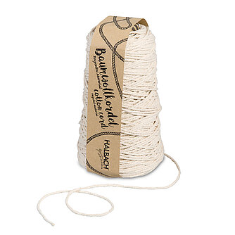 Artikelvorschau Baumwollkordel 2mm (250g/ca. 150m)