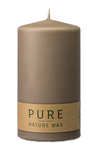 Artikelvorschau Pure Stumpenkerze 130/70 mm (Safe Candle) - 1 Stück - sand