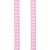 24 Tafelkerzen Twist von Edelman in der Größe 28x2,4cm in der Farbe rosa.