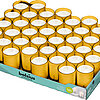 40 transparente Cups von Bolsius in der Größe 4,9x4,2cm in der Farbe Bernstein.
