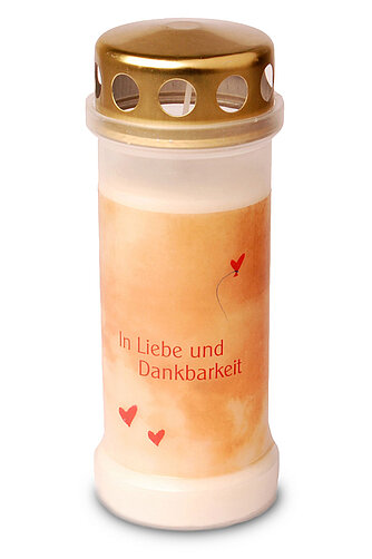 Bolsius Grablicht Nr. 6 mit Deckel und Motiv Ballon (12 Stück) Artikelvorschau Grablicht Nr. 6 mit Deckel und Motiv Ballon (12 Stück)