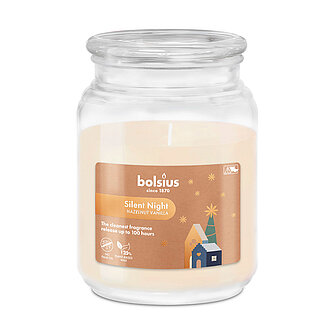 Bolsius Bolsius: True Glow Duftglas mit Deckel 135/100mm - Silent Night (1 Stück) Artikelvorschau Bolsius: True Glow Duftglas mit Deckel 135/100mm - Silent Night (1 Stück)