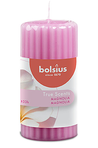 Artikelvorschau True Scents Duft-Stumpen geriffelt - magnolia (1 Stück)
