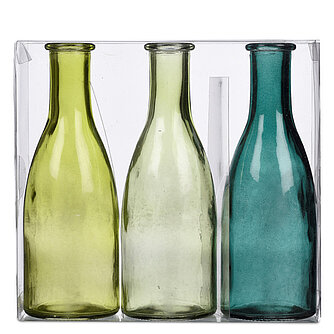 Artikelvorschau BOTTLE - 3 große Flaschen - grün
