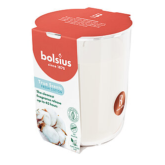 Bolsius True Scents Duftglas groß 97/85mm (1 Stück) - Fresh Cotton Artikelvorschau True Scents Duftglas groß 97/85mm (1 Stück) - Fresh Cotton