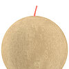 Eine Rustik Kugelkerze von Bolsius in der Farbe Haferbeige mit einem Durchmesser von 7,6cm.