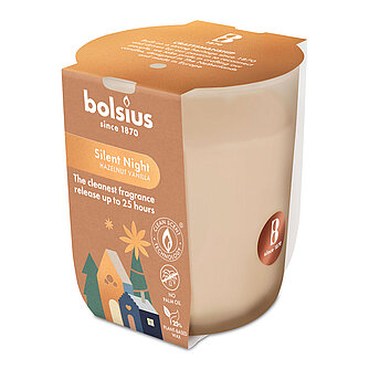 Bolsius Bolsius: True Glow Duftglas 80/73mm - Silent Night Artikelvorschau Bolsius: True Glow Duftglas 80/73mm - Silent Night