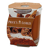 prices-candles-duftglas-89-80-cinnamon-1-pcj010610 Eine Duftkerze im Glas von Prices Candles in der Größe 8,9x8,0cm mit dem Duft Cinnamon.