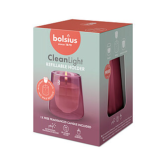 Artikelvorschau Bolsius: Cleanlight Starterkit - Zedernholz & Vetiver (1 Stück)