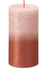 bolsius-rustik-sunset-stumpenkerze-130-68-nebliges rosa-1-103668647104 Eine Rustik Sunset Stumpenkerze von Bolsius in der Farbe Nebliges Rosa in der Größe 13x6,8cm.