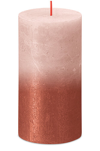Artikelvorschau Rustik Sunset 130/68 mm - Nebliges Rosa/Bernstein (1 Stück)