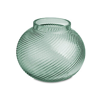 Artikelvorschau Teelichthalter Spiral 130/155 mm - hellgrün (1 Stück)