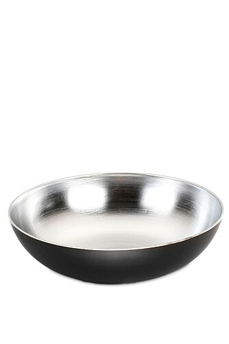 Artikelvorschau Deko-Schale silber/schwarz - 37cm (1 Stück)