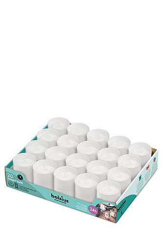 Bolsius Relight Nachfüllkerzen 20er Tray - weiß Artikelvorschau Relight Nachfüllkerzen 20er Tray - weiß