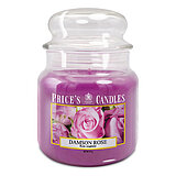 prices-candles-apothekerglas-142-95-damson-rose-411g-pmj010347 Eine Duftkerze im Apothekerglas von Prices Candles in der Größe 14,2x9,5cm mit dem Geruch Damson Rose und einem Gewicht von 411g.