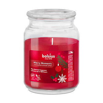 Bolsius Bolsius: True Glow Duftglas mit Deckel 135/100mm - Merry Moments Artikelvorschau Bolsius: True Glow Duftglas mit Deckel 135/100mm - Merry Moments