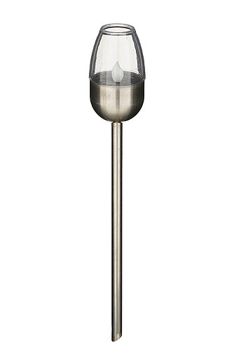 Artikelvorschau Solar Gartenstecker silber 38cm