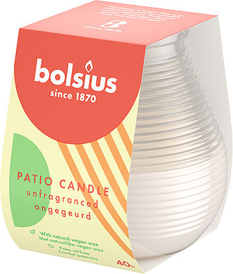Artikelvorschau Bolsius: Patiolicht 94/91mm - Milky White (6 Stück)