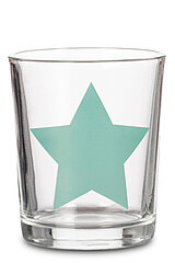 Ein Teelichthalter Star von Sandra Rich in der Größe 8x7cm in der Farbe grün.