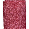 Vier Stumpenkerzen Pure von Richard Wenzel in der Größe 13x6cm in der Farbe Karminrot.