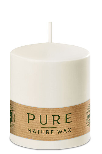 Artikelvorschau Pure Stumpenkerze 90/70 mm (Safe Candle)