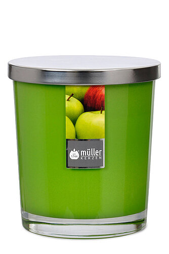 Artikelvorschau Maxi-Duftkerzenglas 110/95 mm - Saftiger Apfel (1 Stück)