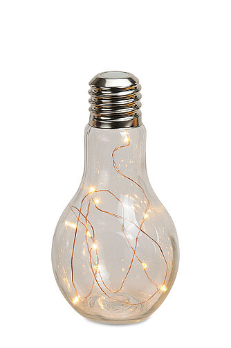 Artikelvorschau LED Glühbirne aus Glas 110/190mm (1 Stück)
