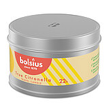 1 Bolsius True Citronella Metalldose in der Größe 4,9x8,7cm in der Farbe gelb.
