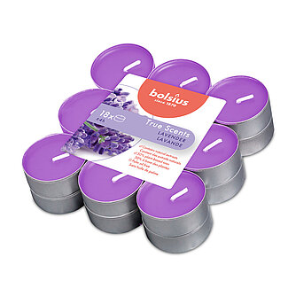 Bolsius True Scents Duft-Teelichte - Lavendel (18er Pack) Artikelvorschau True Scents Duft-Teelichte - Lavendel (18er Pack)