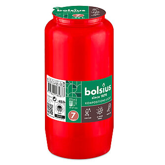 Bolsius Kompositions-Licht Nr. 7 - Rot (24 Stück) Artikelvorschau Kompositions-Licht Nr. 7 - Rot (24 Stück)