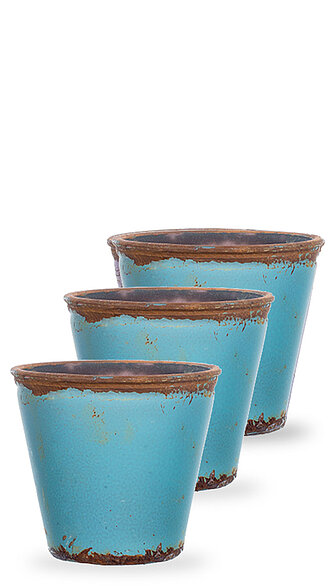 Artikelvorschau Vase "Flower Pot" 80/90mm (3er Set)