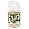 Eine Apothekerglas-Kerze von Prices Candles in der Größe 19,5x10cm mit dem Duft "Moments to Cherish" und einem Gewicht von 630g.